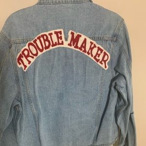 High Heels Suicide Denim “troublemaker” Jacket